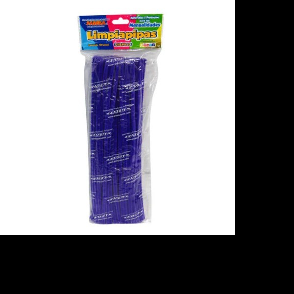 LIMPIAPIPAS BOL. C100 PZ. MORADO PASCUA C.100